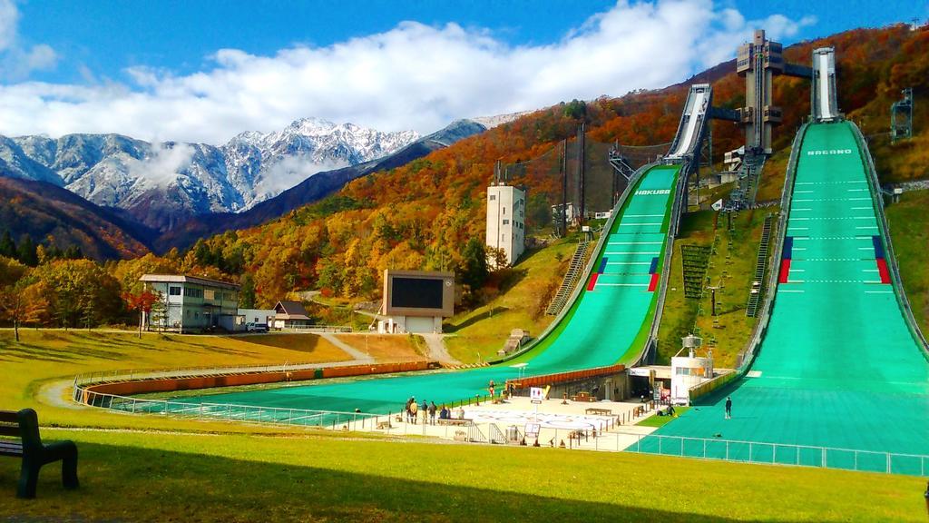 Bed and Breakfast Sunny Side Hut Hakuba Exterior foto